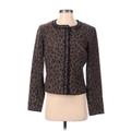 Etcetera Jacket: Brown Leopard Print Jackets & Outerwear - Women's Size 4