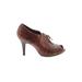 Cole Haan Nike Heels: Brown Snake Print Shoes - Women's Size 8 1/2