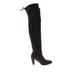 CATHERINE Catherine Malandrino Boots: Burgundy Solid Shoes - Women's Size 8 1/2 - Almond Toe