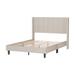 Velvet Upholstered Bed Frame with Tufted Headboard