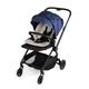 Foldable Compact Travel Strollers 5-Point Harness Infant Stroller w/ Reversible Handle, Adjustable Canopy & Backrest