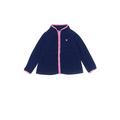 OshKosh B'gosh Fleece Jacket: Blue Solid Jackets & Outerwear - Size 5Toddler