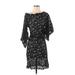 Diane von Furstenberg Cocktail Dress: Black Dresses - Women's Size 2