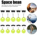 60 pz 10 gruppo S/M/L gomma Space Beans ovale/lunga colonna tappo pesca Bobber galleggiante lenza