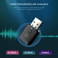 FM01 ricevitore trasmettitore Mini USB Bluetooth 5.1 per Auto con indicatore LED Kit vivavoce per