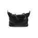Tignanello Leather Shoulder Bag: Pebbled Black Print Bags