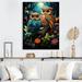 Design Art Native Owls Guardians Of The Forest On Canvas Print, Cotton in Green/Orange | 20 H x 12 W x 1 D in | Wayfair PT117043-12-20