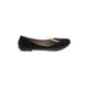 Chinese Laundry Flats: Slip On Chunky Heel Work Black Print Shoes - Women's Size 8 1/2 - Round Toe