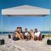 Homhougo 10 Ft. W x 10 Ft. D Metal Pop-up Canopy Metal/Soft-top | 106 H x 120 W x 120 D in | Wayfair YXD_ZDP_POU_0A3EW6PN