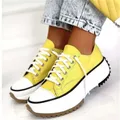 Primavera estate New Casual Sports Canvas scarpe da donna 2023 Platform Running Sneakers Lady Flats