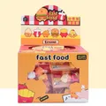 Gomme en forme de dessin animé 3D kawaii ours au fromage mignon KrasnoFast Food Sharing mini