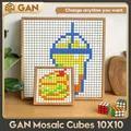 GAN 6x6 10x10 Mosaic Puzzle Creative Building Blocks Mosaic Puzzle Photo Frame GAN Cube 6x6