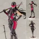 Kotobukiya Original 1/7 G.I. Joe Dawn Moreno Snake Eyes Ii Limited Edition Bishoujo Anime Action