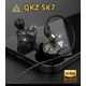 QKZ SK7 HiFi Music Earphone 3.5mm Wired Bass In Ear Headphones with Microphone Dynamic Stereo