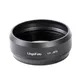 For Fujifilm X70 Camera LH-JX70 Metal Lens Hood with 49mm filter Adapter Ring Black / Silver