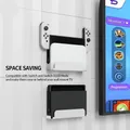 Wall Mount for Nintendo Switch and Switch OLED Metal Wall Mount Kit Shelf Stand Accessories Can