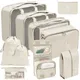 7/8/9/10 Pcs Set Travel Organizer Storage Bags Suitcase Packing Cubes Set Cases Portable Luggage