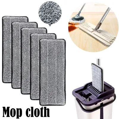 3-20pcs Microfiber Mop Pad Replacement Microfiber Washable Spray Mop Dust Mop Household Mop Head Cleaning pad grey color