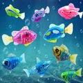 4 Pieces Funny Swimming Electronic Fish Activated Battery Powered Toy Pet for ing Tank Decorating