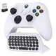 Controller Keyboard for Xbox Series X/S/One/One S Wireless Chatpad Gaming Keypad with USB Receiver