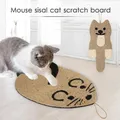 Scratch Resistant Sisal Cat Scratcher Board Pet Recliner Toy Pad Durable Cat Scratch Mat Indoor Pet