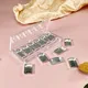 Transparent 6 Grids Empty Eyeshadow Dish DIY Sample Palette Eye Makeup Packaging Box for Beginners