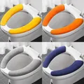 1PCS Universal Toilet Seat Cover Soft WC Paste Toilet Sticky Seat Pad Washable Bathroom Warmer Seat