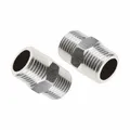 2Pcs 1/2in To 1/2in Shower Hose Extension Pipe Universal Hose Extender For DIY Showers/RVs/outdoor