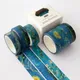 3 Pcs/Set Scenery Washi Tapes Masking Tape DIY Diary Decoration Adhesive washi Tape Stickers