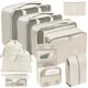 7Pcs Set Travel Organizer Storage Bags Suitcase Packing Cubes Set Cases Portable Luggage Clothes