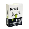 More or Less Original Edition Card Game - How Good Is Your Judgement? Fun Family Party Games for
