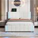 Latitude Run® Queen Storage Platform Bed Linen in White | Wayfair D82EAE1C21B14B028FA22BEC7B047F42