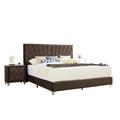 Latitude Run® Bed w/ One Nightstand in Brown | King | Wayfair 6537724A0FD849A3A4BBF2C4AF9A72DD