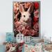 August Grove® Romantic Rabbit Moments On Canvas Print Plastic in Pink/White | 44 H x 34 W x 1.5 D in | Wayfair 4944CE6E0FAC436C9EAA62D3CA0B922C