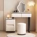 Orren Ellis Niemi Vanity in White | Wayfair 0B1C489BF9B047C58C7E51E38EA562DA