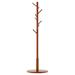 Latitude Run® Chaeden Solid Wood Freestanding 8 - Hook Coat Rack Wood in Brown | 70.87 H x 15 W x 15 D in | Wayfair