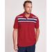 Blair Men's John Blair® Chest-Stripe Polo - Red - 3XL