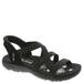 Skechers USA Slip Ins: Reggae Slim - Womens 9 Black Sandal Medium