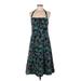 Marc by Marc Jacobs Casual Dress - A-Line Halter Sleeveless: Black Floral Dresses - Women's Size 6