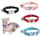 Cute Love Color Diamond Bell Cat Collar Pet Leash Pet Products