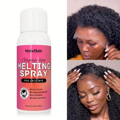 Lace Melting And Holding Spray Glue-less Hair Adhe...