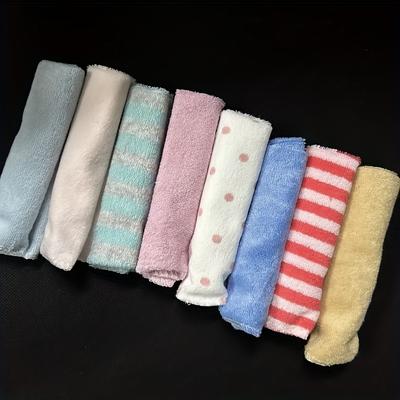 8pcs Baby Soft Cotton Towels, Infant Bath Washclot...