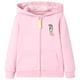 vidaXL Kids' Hooded Sweatshirt with Zip Bright Pink 104