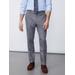 J.McLaughlin Men's Oxford Wool Pants Heather Gray, Size 42 | Elastane/Cashmere/Wool