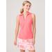 J.McLaughlin Women's Aida Sleeveless Top Coral, Size Medium | Nylon/Spandex/Catalina Cloth