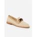 J.McLaughlin Women's Concetta Loafers Wheat, Size 8.5 | Cotton/Leather/Suede