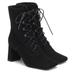Claude Lace-up Suede Ankle Boots