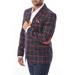 Textured Plaid Two-button Cotton Sport Coat