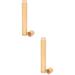 Toothbrush Sanitizer Holder Bamboo Tube Packing Box Electric Sterilization Natural Toothbrushes 2 PCS