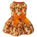 Pet Dress Party Pet Dress Holiday Dress Orange Dress Orange XL